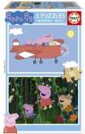 Educa 2 x 16 db-os fa puzzle - Peppa malac (17157) (17157)