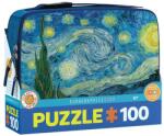 EUROGRAPHICS 100 db-os puzzle - Van Gogh - Starry Night uzsonnás doboz (9100-1204) (9100-1204)