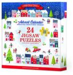 EUROGRAPHICS Adventi kalendárium puzzle - Christmas Town - 24 x 50 db (9924-5805) (9924-5805)