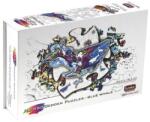 Eureka 101 db-os Rainbow Fa puzzle - Bálna (EUR34663) (EUR34663)