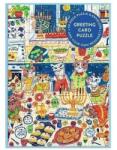 Galison 60 db-os Képeslap puzzle - Happy Hanukcats (86600) (86600)