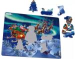Larsen Maxi Puzzle 26 db-os XM1 - Mikulás és szánja az északi fényben (117989) (XM1)