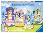 Ravensburger 4 az 1-ben Sziluett puzzle (10, 12, 14, 16 db-os) - Bluey (03132) (03132)