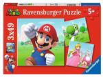 Ravensburger 3 x 49 db-os puzzle - Super Márió (05186) (05186)