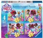 Ravensburger 4 az 1-ben puzzle (12, 16, 20, 24 db-os) - Disney - Ariel (12004024) (12004024)