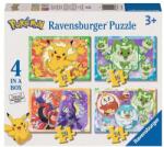 Ravensburger 4 az 1-ben puzzle (12, 16, 20, 24 db-os) - Pokémon (12004026) (12004026)