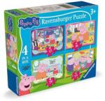 Ravensburger 4 az 1-ben puzzle (12, 16, 20, 24 db-os) Peppa malac - (12004104) (12004104)
