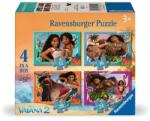 Ravensburger 4 az 1-ben puzzle (12, 16, 20, 24 db-os) - Vaiana 2 (12004125) (12004125)