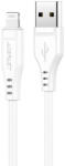 ACEFAST USB to Lightning fehér Acefast Data Cable (C3-02) 2.4A, 480Mbps, MFi tanúsítvánnyal, 1.2m
