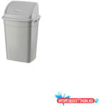 Planet Szemetes kuka billenő fedéllel műanyag 50 literes szürke UP122-002 (63679) - nyomtassotthon