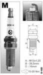 BRISK MR12YS-9 Gyújtógyertya, Silver Racing sorozat (M231-049)