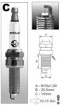 BRISK CR10YS Gyújtógyertya, Silver Racing sorozat (M231-057)