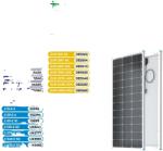  Napelem, nagy hatékonyságú konverziós arány, monokristályos szilícium, tartós konstrukció, lakóautókhoz és csónakokhoz alkalmas, környezetbarát energia