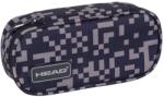 Astra Penar școlar oval Astra Head - Blocuri gri, 1 fermoar (AS503024071) Penar