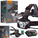 Videx Fejlámpa Videx 1400lm IP65 gesztusvezérlés 5 üzemmód hatótávolság 161m (VIDLAT0025)