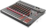  Audiokeverő, 8 csatorna, nagy kompatibilitás, fekete