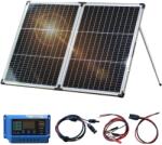  Napelem, összecsukható kivitel, nagy hatékonyságú, 140 W - pepita - 90 260 Ft