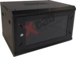 Xcab Cabinet metalic de perete 19, tip rack wallmount, 6U 600x600 mm, Xcab S Negru Xcab-6U60S. 9004 (Xcab-6U60S.9004)