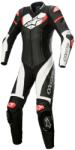 Alpinestars STELLA GP PLUS 2 női egyrészes motoros bőroverál fekete-fehér-fluo piros