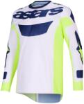 Alpinestars Tricou motocross Alpinestars Racer Air Riway gri deschis-galben fluo-albastru (AIM170-0310)