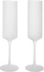 Ferm Living Pahare de șampanie Ripple Flutes, mat, 2 buc (1104271425) Pahar