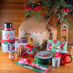  Deluxe Karácsonyi Csodaház - Fehér - fenyős