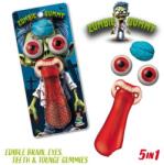 Trolli Zombie Gummy Vegyes Ízű Gumicukor Szem és Agy és Nyelv Fogsorral 28g
