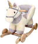 Adam Toys Unicorn de legănat cu scaun și roți Leagan