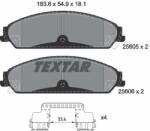 TEXTAR Fékbetét készlet TEXTAR 2560501 for CHRYSLER, LANCIA (2560501)