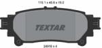 TEXTAR Fékbetét készlet TEXTAR 2491801 for TOYOTA, LEXUS, DAIHATSU (2491801)