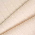 Takoy Material tricotat / jacquard cable knit împletituri Slim ivory