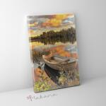 Makana Bárka a tavon - Számfestő készlet, kerettel (40x50 cm)