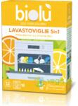 Biolù Tablete 5in1 pentru Masina de Spalat Vase cu Mandarine si Lamaie Bio 32buc