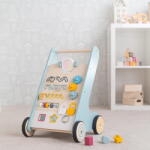 Bigjigs Toys Antemergator cu activitati (pastel)