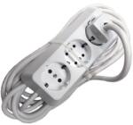  Prelungitor bachelita 3cai 10m 3x1.5mm2 alb (M-13411)