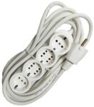  Prelungitor cauciucat bachelita 4cai 2m 3x1.5mm2 alb (M-13429)