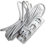  Prelungitor bachelita 4cai 10m 3x1.5mm2 alb (M-13416)