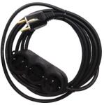  Prelungitor cauciucat bachelita 4cai 10m 3x1.5mm2 negru (M-13425)