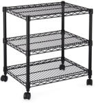 Bizzotto Raft 3 polite negru 60x45x70h (0721596) Raft