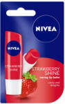 Nivea Balsam de buze Strawberry Shine, 4.8 g, Nivea