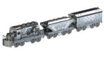 METAL Puzzle 3D Metal Time Kit de construcție luxos din oțel Heavy Loco