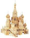 Wooden Toy / Wck JUCĂRIE DIN LEMN , Puzzle 3D WCK Biserica Sf. Petersburg mare