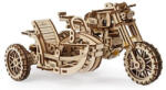 UGears Puzzle 3D UGEARS Motocicleta cu ataș 380 piese