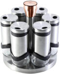 Berlingerhaus Set 6 recipiente pentru condimente 120 ml si suport rotativ din otel inoxidabil Spiceholders Berlinger Haus BH 1992 (BH/1992) - efistore - 229,99 RON Solnita condimente
