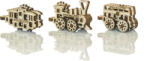Wooden City Puzzle 3D mini set Widgets: Mijloace de transport, 36 piese