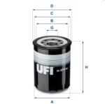UFI Filtru ulei UFI 23.274. 00 (23.274.00)