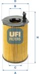 UFI Filtru ulei UFI 25.141. 00 (25.141.00) - automobilus