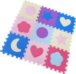 ALLTOYS Puzzle din spumă Forme pastel (30x30) Puzzle