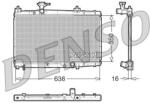 DENSO Radiator, racire motor DENSO DRM50007 (DRM50007)