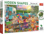 Trefl Puzzle Hidden Shapes: Excursie cu autorulota, 1003 piese Puzzle